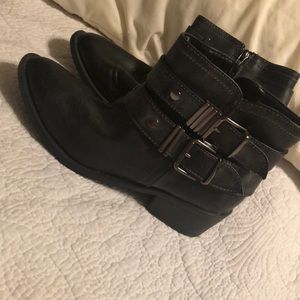 Just Fab black booties